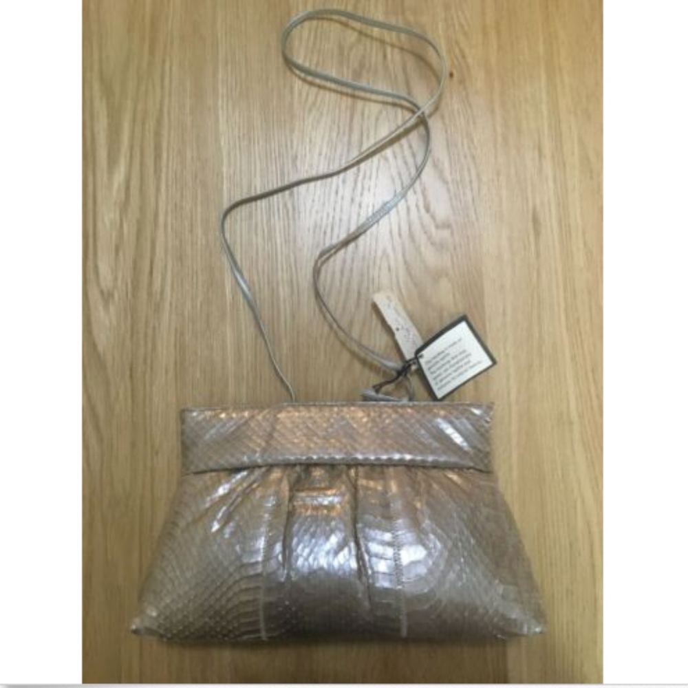 NWT Vintage Palizzio Genuine Reptile Handbag